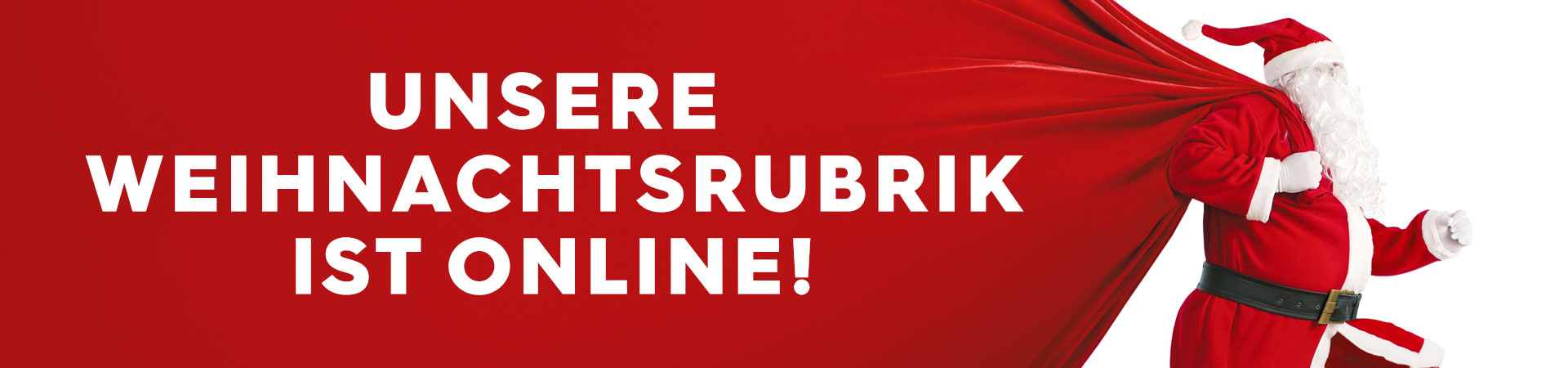 Unsere Weihnachtsrubrik ist online!