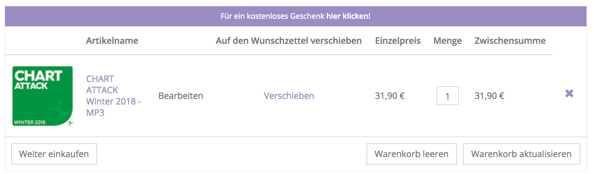 Geschenk für Dich